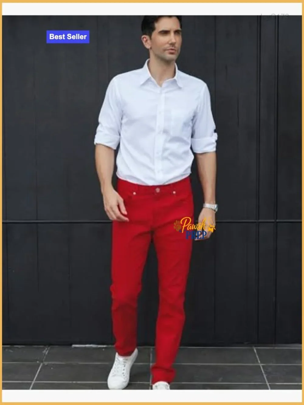 Men's Slim-Fit Stretch Denim Jeans 5-Pocket Casual